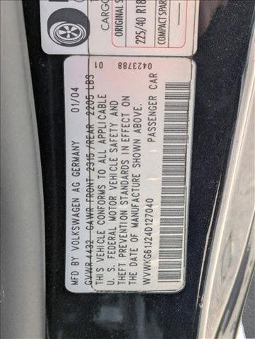 Photo of 2004 Black Magic Volkswagen R32