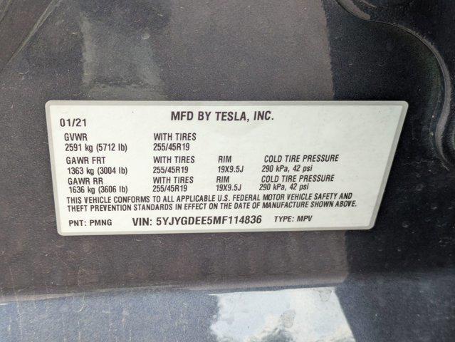Photo of 2021 Midnight Silver Metallic Tesla Model Y