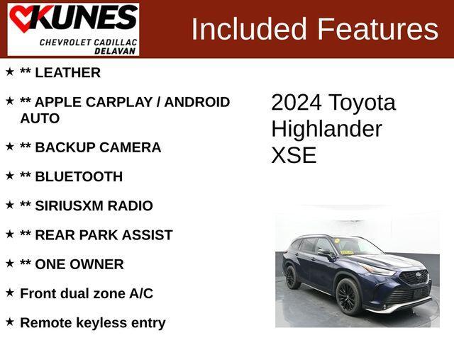 Photo of 2024 Blue Toyota Highlander