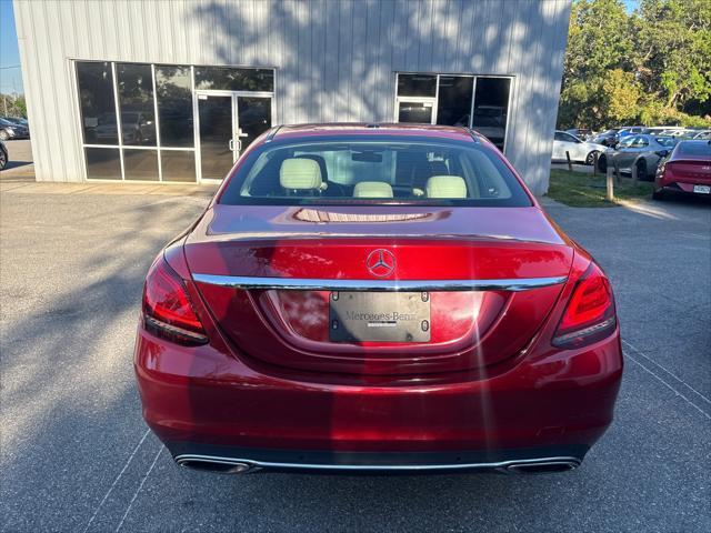 Photo of 2021 designo Cardinal Red Metallic Mercedes-Benz C-Class