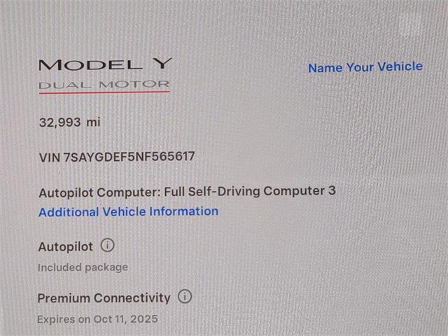 Photo of 2022 Pearl White Multi-Coat Tesla Model Y