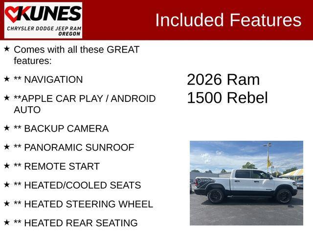 Photo of 2026 Bright White Clearcoat RAM 1500
