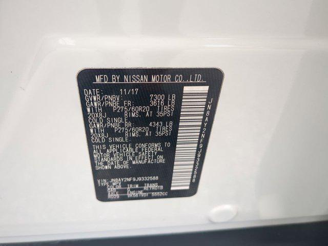 Photo of 2018 Pearl White Nissan Armada