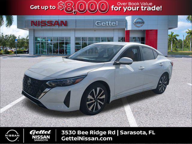 Photo of 2025 Aspen White Tricoat Nissan Sentra