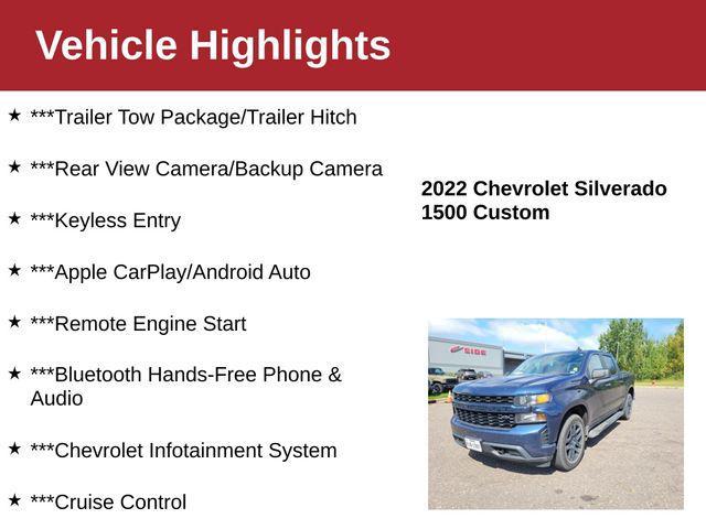 Photo of 2022 Northsky Blue Metallic Chevrolet Silverado 1500