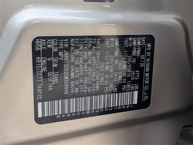 Photo of 2025 2t Chpn Blk Roo Nissan Rogue