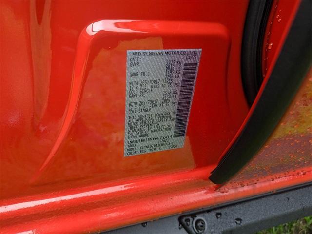Photo of 2025 Afterburn Orang Nissan Frontier