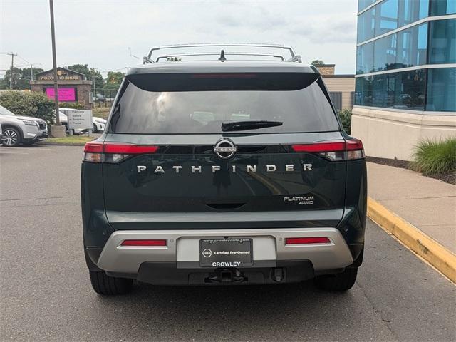 Photo of 2022 Obsidian Green Nissan Pathfinder
