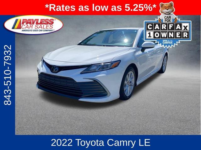 Photo of 2022 White Toyota Camry
