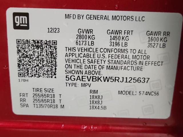 Photo of 2024 Cherry Red Tintcoat Buick Enclave