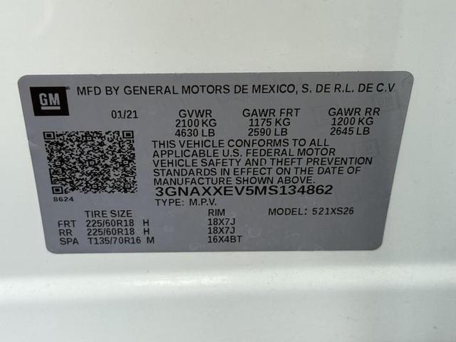 Photo of 2021 Summit White Chevrolet Equinox
