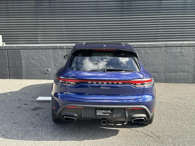 Photo of 2025 Gentian Blue Metallic Porsche Macan
