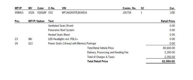 Photo of 2026 White Porsche Macan