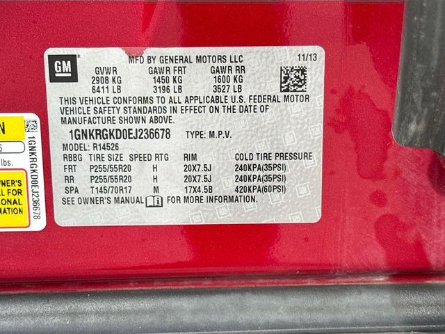 Photo of 2014 Crystal Red Tintcoat Chevrolet Traverse