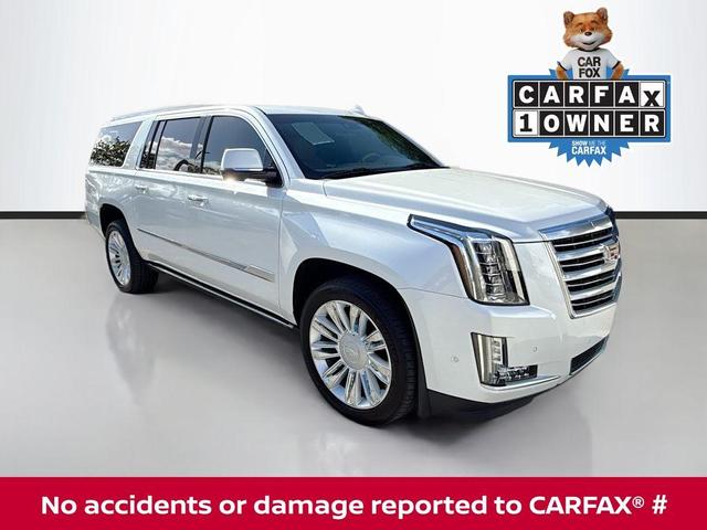 Photo of 2019 Crystal White Tri-Coat Cadillac Escalade ESV