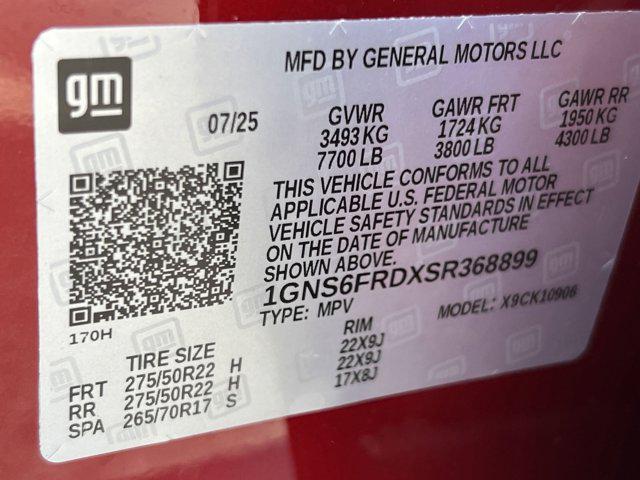Photo of 2025 Radiant Red Tintcoat Chevrolet Suburban