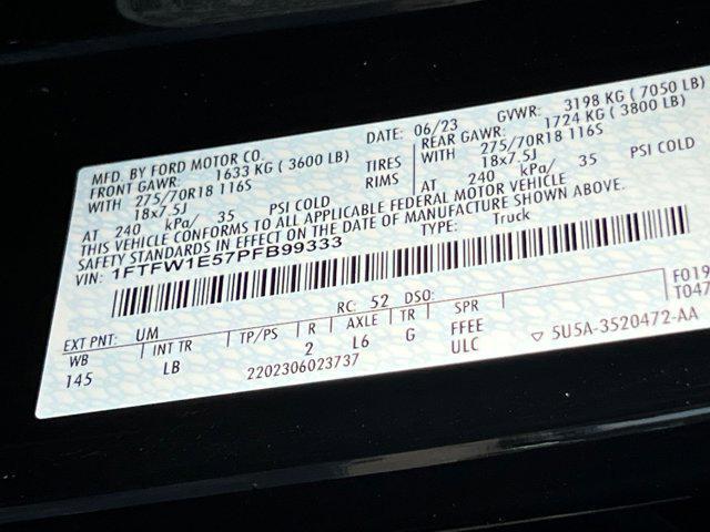 Photo of 2023 Agate Black Metallic Ford F-150