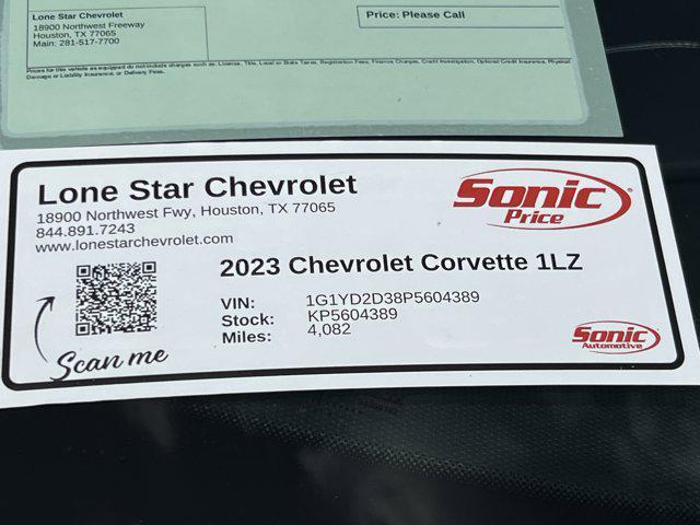 Photo of 2023 Black Chevrolet Corvette