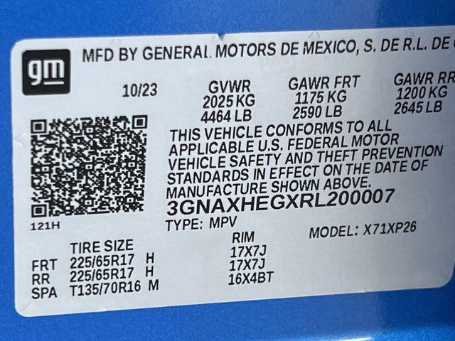 Photo of 2024 Riptide Blue Metallic Chevrolet Equinox