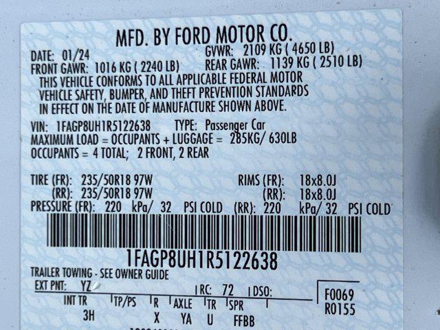 Photo of 2024 Oxford White Ford Mustang