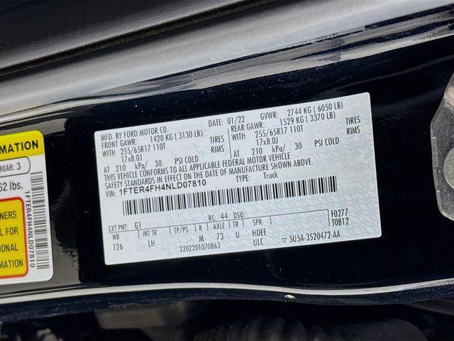 Photo of 2022 Shadow Black Ford Ranger