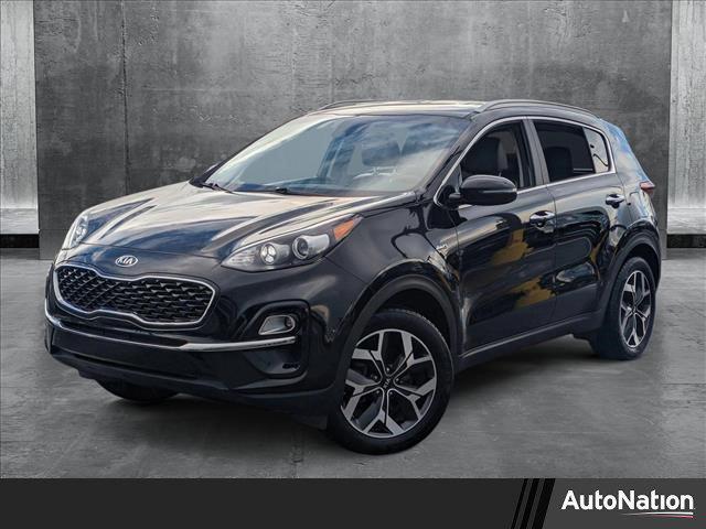 Photo of 2021 Black Cherry Kia Sportage