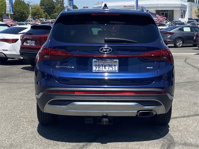 Photo of 2022 Stormy Blue Hyundai SANTA FE