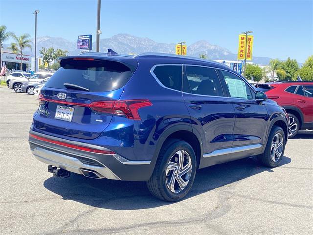 Photo of 2022 Stormy Blue Hyundai SANTA FE