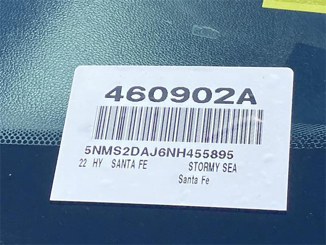 Photo of 2022 Stormy Blue Hyundai SANTA FE