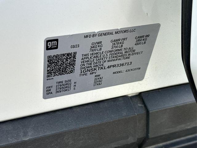 Photo of 2023 Summit White Chevrolet Tahoe