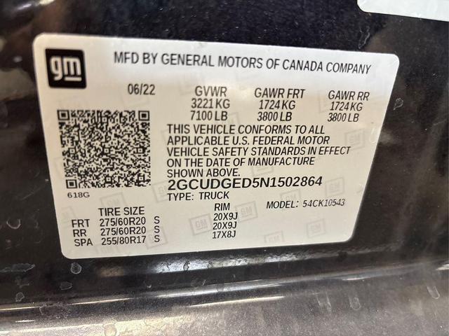 Photo of 2022 Dark Ash Metallic Chevrolet Silverado 1500