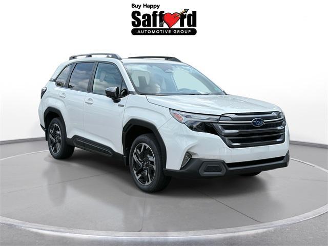 Photo of 2025 White Pearl Subaru Forester Hybrid