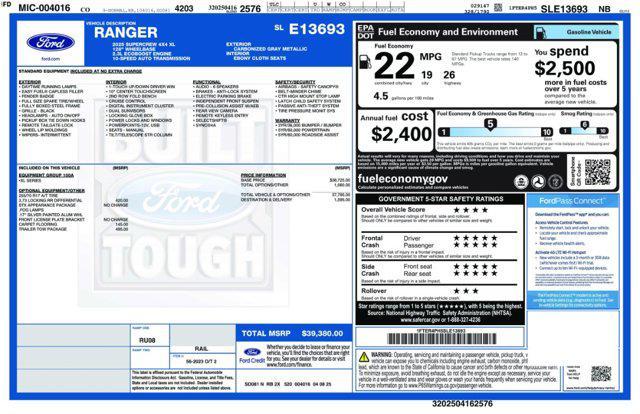 Photo of 2025 Carbonized Gray Metallic Ford Ranger