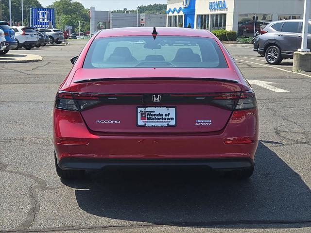 Photo of 2025 Radiant Red Metallic Honda Accord Hybrid
