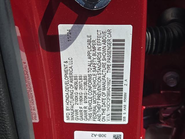 Photo of 2025 Radiant Red Metallic Honda Accord Hybrid