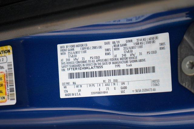 Photo of 2019 Lightning Blue Ford Ranger