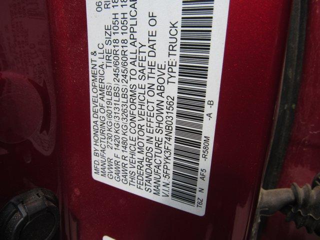 Photo of 2022 Radiant Red Metallic II Honda Ridgeline