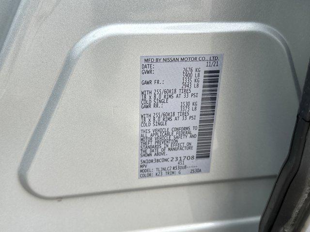 Photo of 2022 Brilliant Silver Metallic Nissan Pathfinder