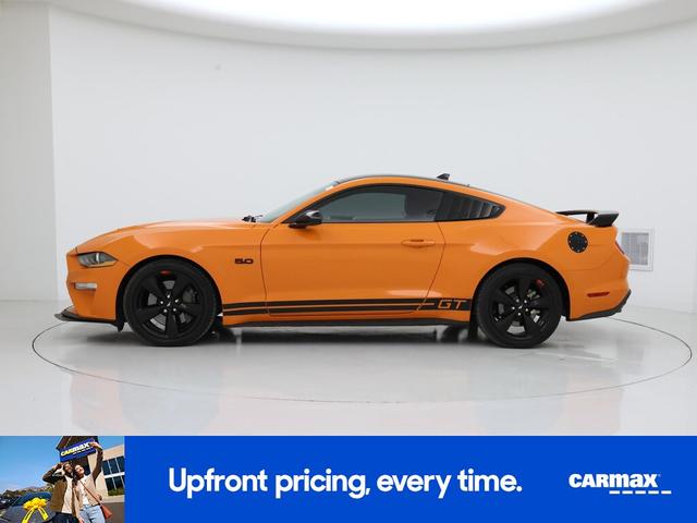 Photo of 2021 Orange Ford Mustang