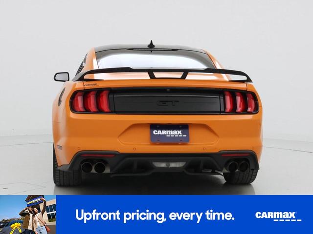 Photo of 2021 Orange Ford Mustang
