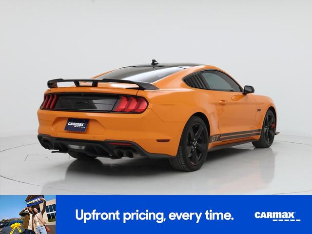 Photo of 2021 Orange Ford Mustang