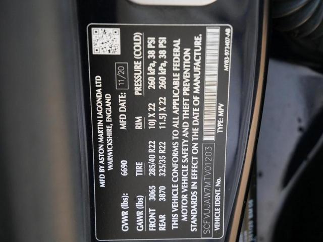 Photo of 2021 Ultramarine Black Aston Martin DBX