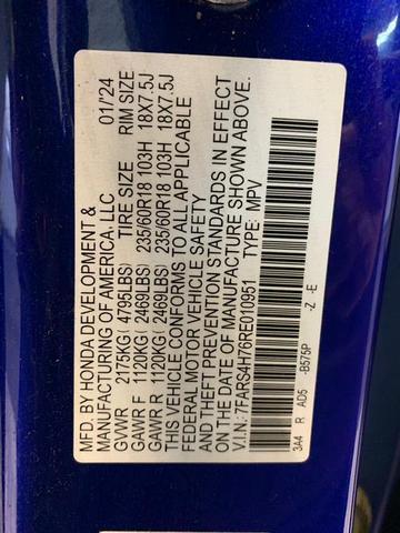 Photo of 2024 Canyon River Blue Metallic Honda CR-V