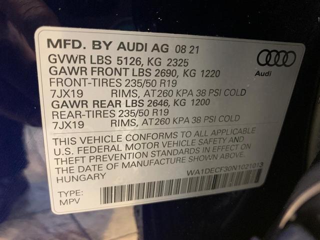 Photo of 2022 Navarra Blue Metallic Audi Q3
