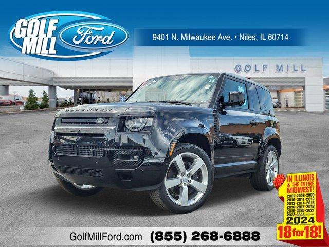 Photo of 2023 Santorini Black Metallic Land Rover Defender