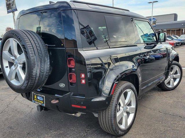Photo of 2023 Santorini Black Metallic Land Rover Defender