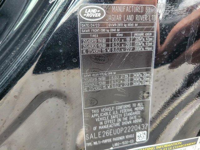 Photo of 2023 Santorini Black Metallic Land Rover Defender