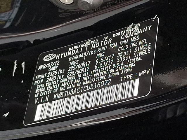 Photo of 2012 Ash Black Hyundai TUCSON
