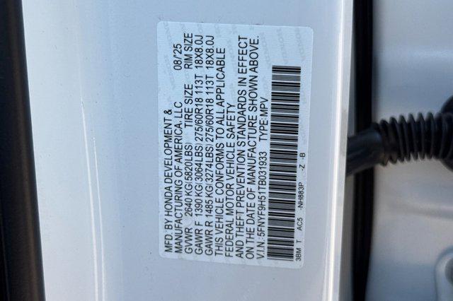 Photo of 2026 Platinum White Pearl Honda Passport