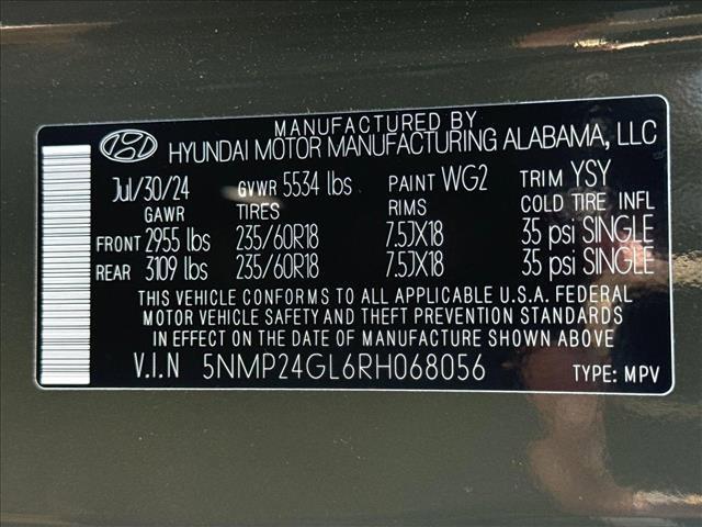 Photo of 2024 Rockwood Green Hyundai SANTA FE